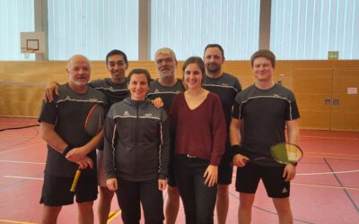 Badmintonhalbzeit der Rückrunde