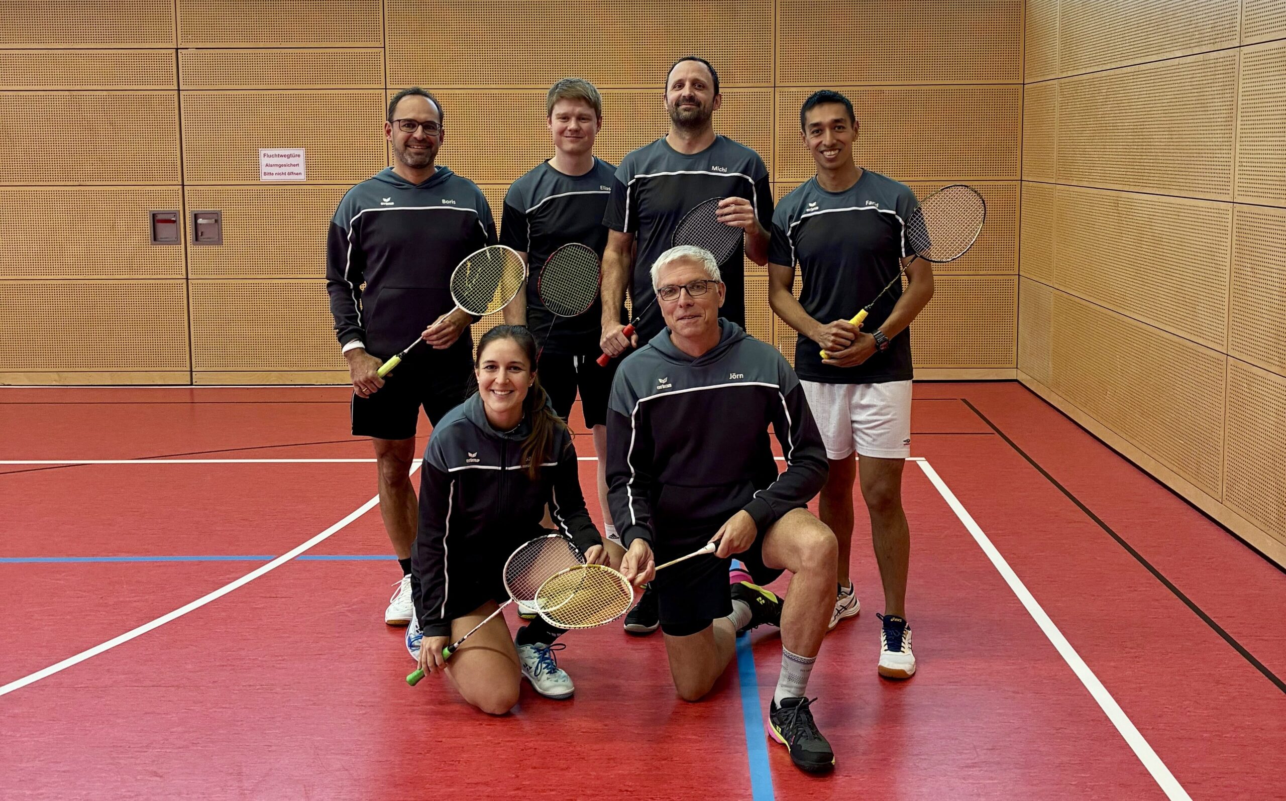 Badmintonspieler auf Erfolgskurs