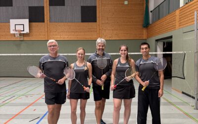 Erster Doppelspieltag für die Badmintonspieler