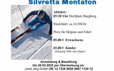 Skiausflug Silvretta Montafon